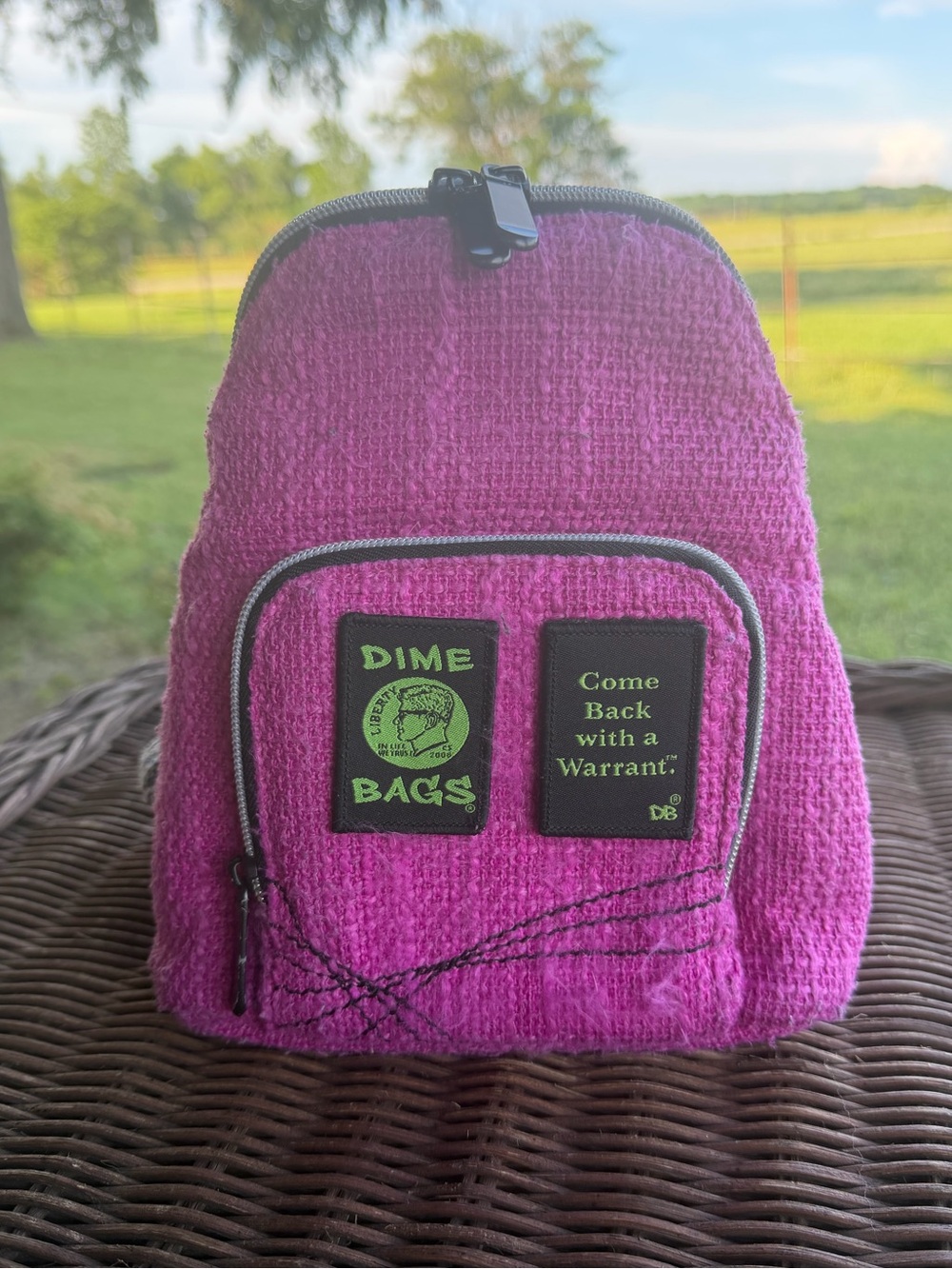 Dime Bags Mini Hemp Backpack and Pouch Lot